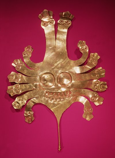 来自秘鲁的美杜莎团长（金） 作者 Nazca Culture