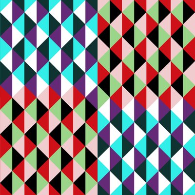 装饰性纺织品设计，2016（数字）。 作者 尼尔·奥斯本