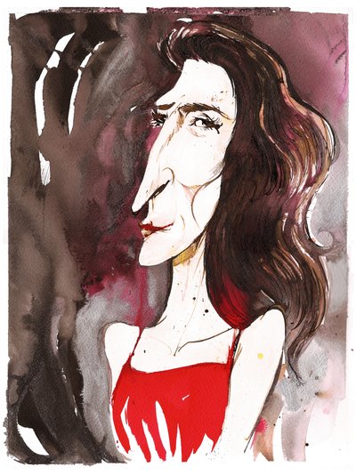 Véronique Gens，2025 年（墨水） 作者 尼尔·奥斯本
