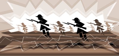 第一次世界大战中带刺刀的士兵--从战壕里走出来 作者 尼尔·奥斯本