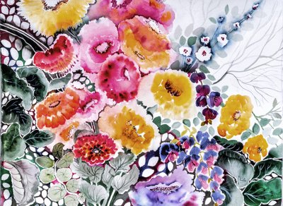 走进我的花园吧 作者 Neela Pushparaj