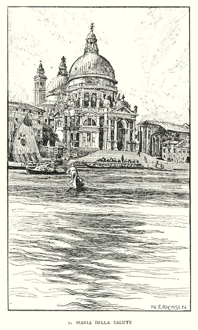 S Maria Della Salute（平版） 作者 内莉·埃里克森（Nelly Erichsen）