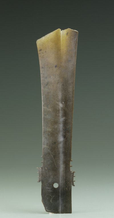 叉凿（zhang），齐家文化，公元前2500年至2000年（玉） 作者 新石器时代中文学校