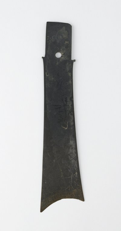 叉凿（zhang），齐家文化，公元前2500  -  2000年（玉（和田玉）） 作者 新石器时代中文学校