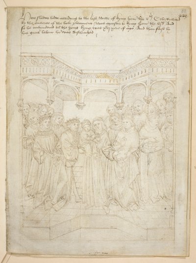 Cotton Julius E. IV, art.6，"Beauchamp Pageants"，约 1483 年（牛皮纸上的墨迹） 作者 荷兰语学校