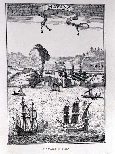哈瓦那，来自阿姆斯特丹Gages Voyages，1720年 作者 荷兰语学校