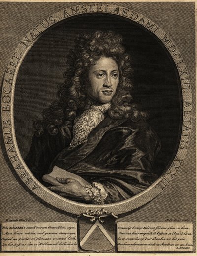 亚伯拉罕·博加特 (Abraham Bogaert) 1653-1727 年的肖像。 作者 荷兰语学校