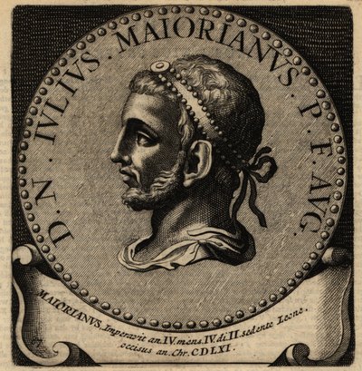 Portrait of Roman Emperor Majorian. 作者 荷兰语学校