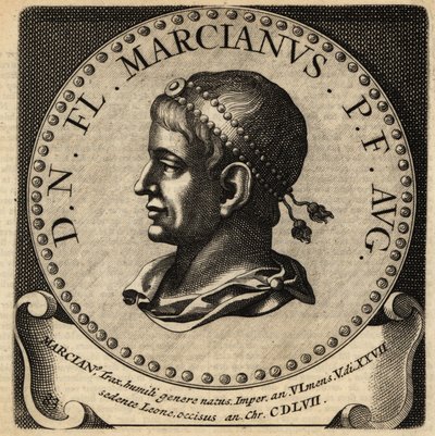 Portrait of Roman Emperor Marcian. 作者 荷兰语学校