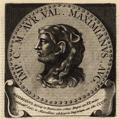 Portrait of Roman Emperor Maximian. 作者 荷兰语学校
