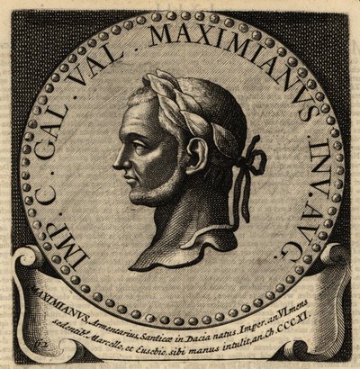 Portrait of Roman Emperor Maximian. 作者 荷兰语学校