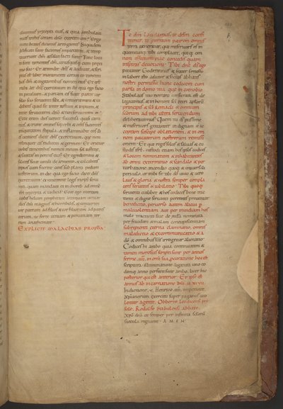 斯塔夫洛特圣经》，Add MS 28106，f.228r 作者 荷兰语学校