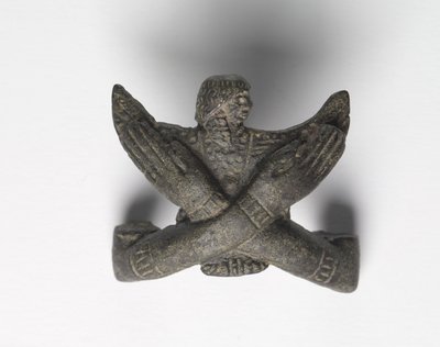 “ Shawabty捆绑包”中的青铜坐骑：双臂交叉，公元前1336-1256年，18世纪末至19世纪初 作者 新王国埃及