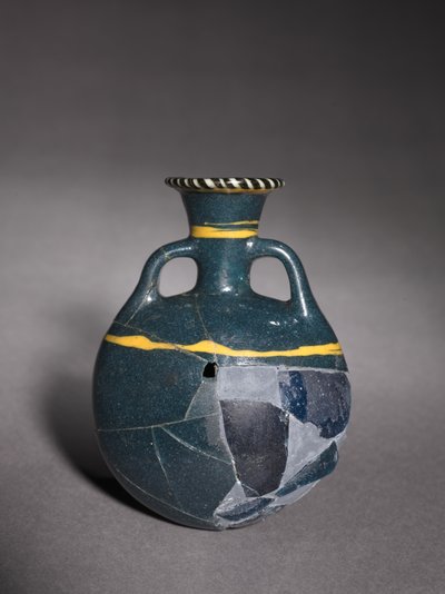 Lentoid烧瓶，或朝圣者烧瓶，约18-19世纪末，约1336-1186年 作者 新王国埃及