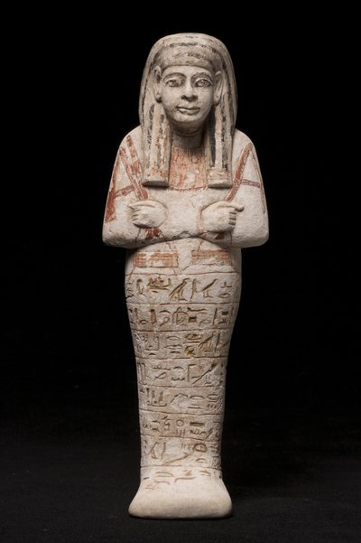 Ushabti为一个名叫Wia，Ramesside Period（石灰石）的女人 作者 新王国埃及