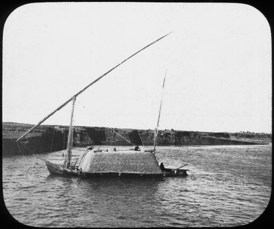 载有货物的达哈比耶，埃及，约1890年 作者 牛顿公司