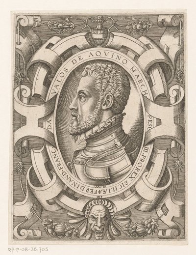 佩斯卡拉伯爵费尔南多-弗朗西斯科-达瓦洛斯肖像
Ferdinand Franc.佩斯卡拉III.Prorex Siciliæ（物品上的标题）
君主和其他杰出人物的肖像（系列标题）
Imagines Quorundam Principum et Illustriu 作者 尼科洛·内利（NiccolòNelli）