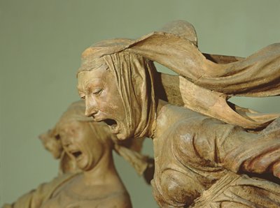 圣母玛利亚，来自哀悼（兵马俑） 作者 尼科洛·戴尔·阿尔卡