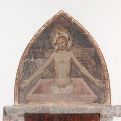 忧伤的人，约1370年。 作者 尼科洛·迪·托马索