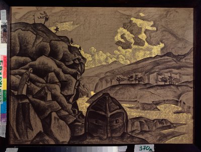 Henrik Ibsen的“ Peer Gynt”装饰，1912年 作者 尼古拉斯·罗里奇