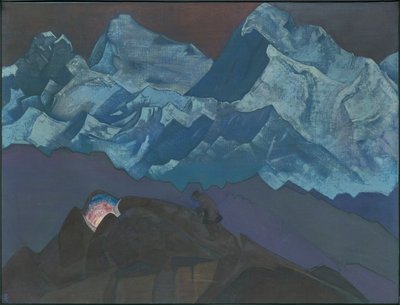 火开花。他的国家？系列，1924年 作者 Nicholas Roerich