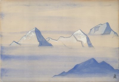 喜马拉雅山，专辑叶子，1934年 作者 尼古拉斯·罗里奇