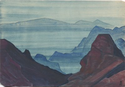 喜马拉雅山，专辑叶子，1934年 作者 尼古拉斯·罗里奇