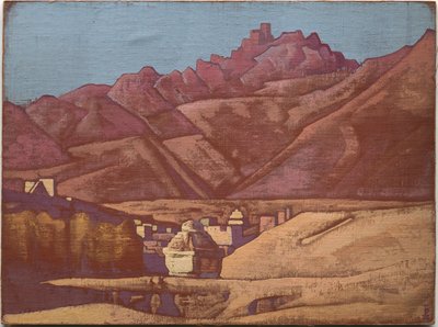 列城，拉达克，1925年 作者 尼古拉斯·罗里奇