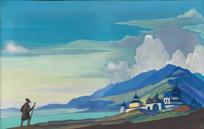 1933年，光辉之城的朝圣者 作者 Nicholas Roerich