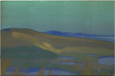 柴达木的沼泽，1936年 作者 尼古拉斯·罗里奇