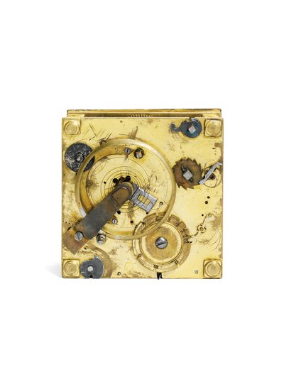 伊丽莎白一世en刻醒目的水平座钟，约1590年至1600年 作者 尼古拉斯·巴林