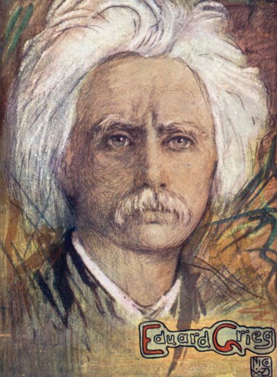 Norway: Grieg (colour litho) 作者 尼科·容曼