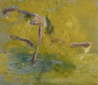 海上芭蕾舞女演员，2021 年（布面油画） 作者 尼古拉·普奇
