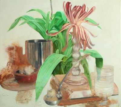 猫与老鼠》，2011 年（布面油画） 作者 尼古拉·普奇