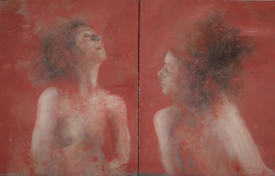 对话》，2015 年（布面油画） 作者 尼古拉·普奇