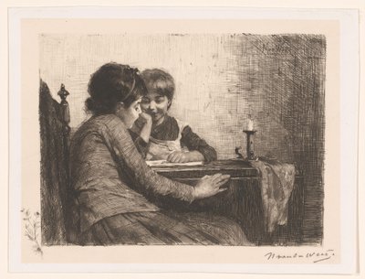 艺术鉴赏 作者 Nicolaas van der Waay（艺术家签名）