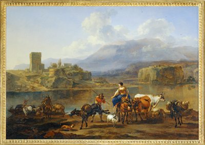 通过学士学位 ... 作者 尼古拉斯·彼得斯（Nicolaes Pietersz）。 Berchem