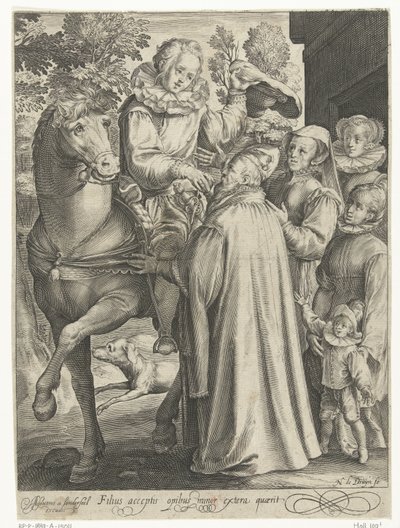 浪子收到遗产并踏上旅程 Filius Acceptis Opibus Minor extera quaerit（物体上的标题） 浪子的故事（系列名） 作者 阿苏鲁斯·范·隆德西尔