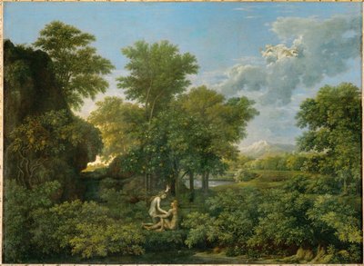 Le Printemps, ou le Paradis Terrestre - 春季，或人间天堂... 作者 尼古拉斯 (attr.to) 普桑
