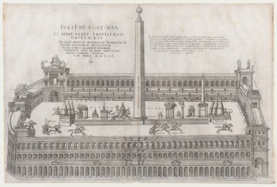 Speculum Romanae Magnificentiae：Circus Flaminius, 1553., 1553. 作者 尼古拉斯·贝阿特丽泽