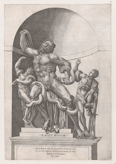 Speculum Romanae Magnificentiae：Laocoon, 16th century., 16th century. 作者 尼古拉斯·贝阿特丽泽