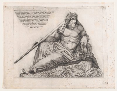 Speculum Romanae Magnificentiae：海洋之神，1560年，1560年。 作者 尼古拉斯·贝阿特丽泽