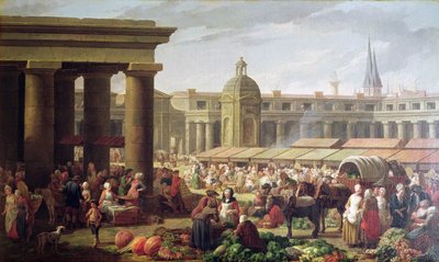 Les Halles，巴黎 作者 尼古拉斯·伯纳德·莱皮西