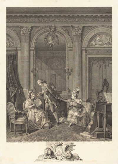 坯料 作者 Nicolas Delaunay after Nicolas Lavreince