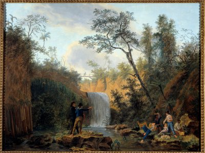 南美洲植物学家的远征 尼古拉斯·迪迪埃·博盖 (Nicolas Didier Boguet) (1755-1839) 的绘画 18 世纪 拉罗谢尔，新世界博物馆 作者 尼古拉斯·迪迪埃·波格