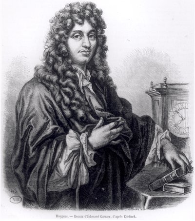 Christian Huyghens（1629-95）由Edouard Garnier雕刻 作者 尼古拉斯·埃蒂安·埃德林克
