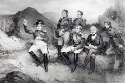 拿破仑一世（1769-1821）在1860年圣赫勒拿岛上向埃马纽埃拉斯案（1766-1842）发表回忆录 作者 尼古拉斯·尤斯塔什·莫林