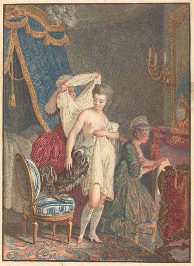 Le Lever。 作者 尼古拉斯·弗朗索瓦·雷诺（Nicolas Francois Regnault）