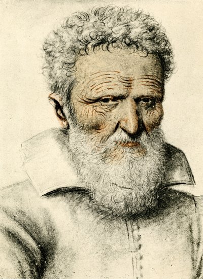 一位老人的画像 作者 Nicolas Lagneau or Lanneau