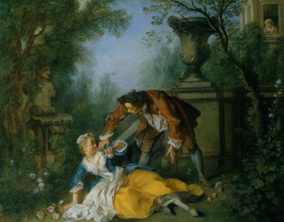 正义的仆人》，约1740年。 作者 Nicolas Lancret